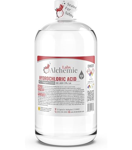 ALDON Innovating Science Hydrochloric Acid Solution, 1.0M, 500mL